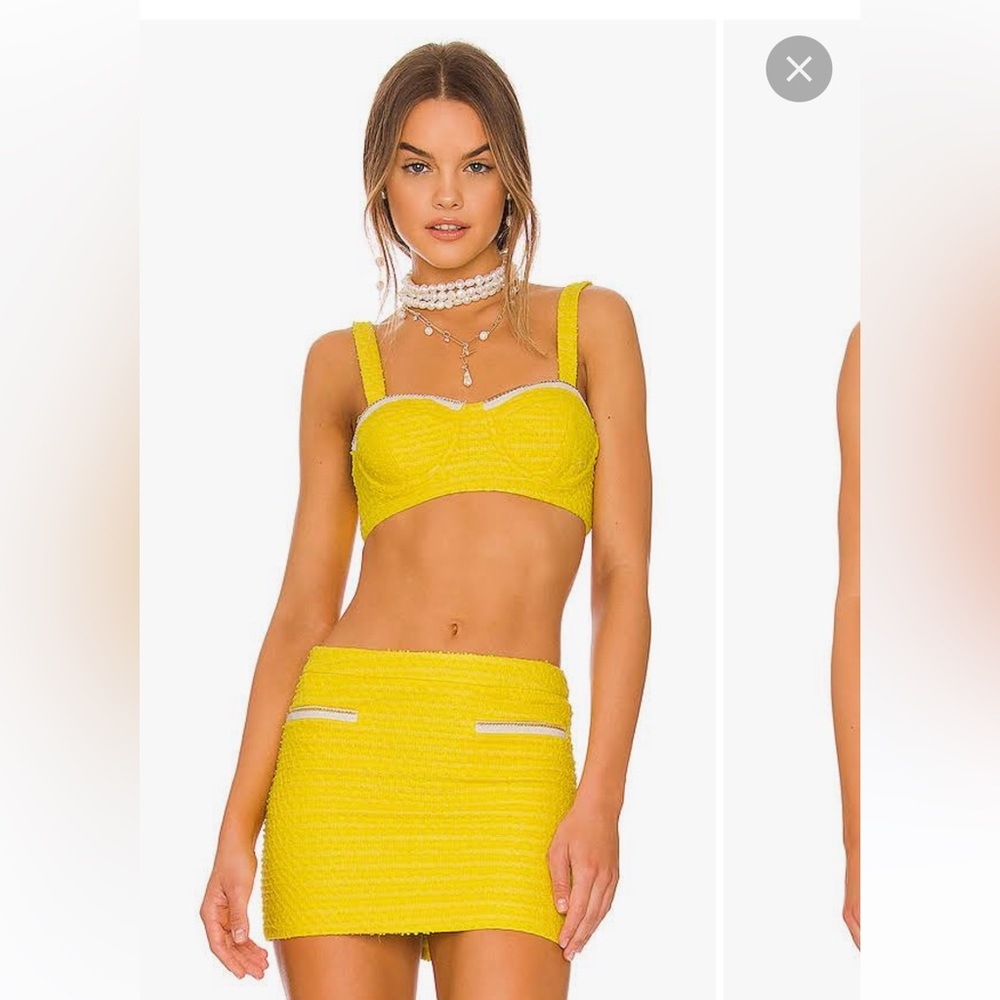 2 PC assignment set together - top is Medium and skirt xs